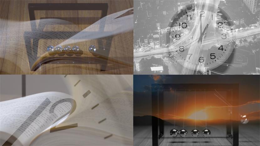 4K时间光影空间生活设计思考意境视频素材